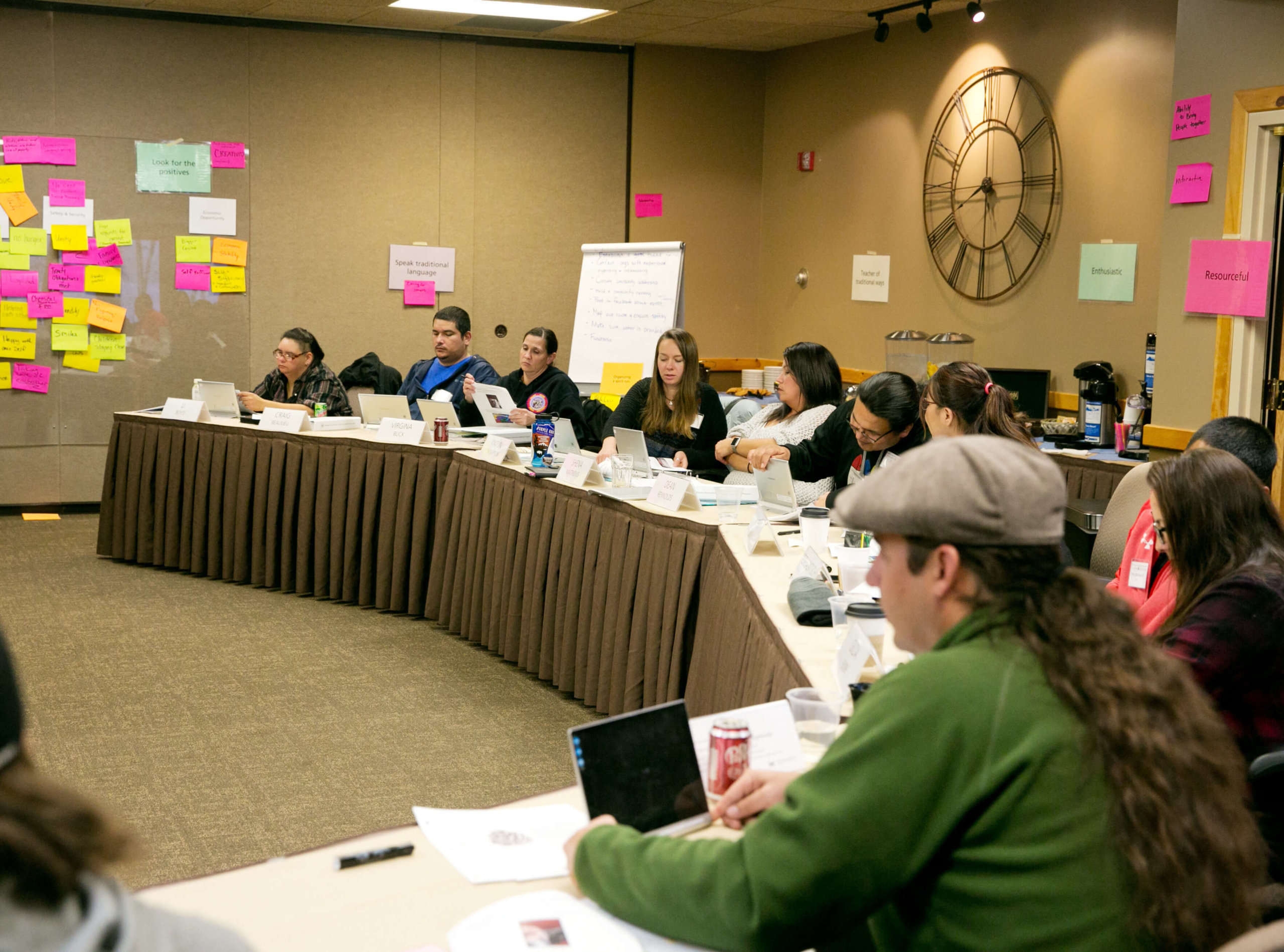BRCLP participants dig into learning and activities during their week of community leadership training.