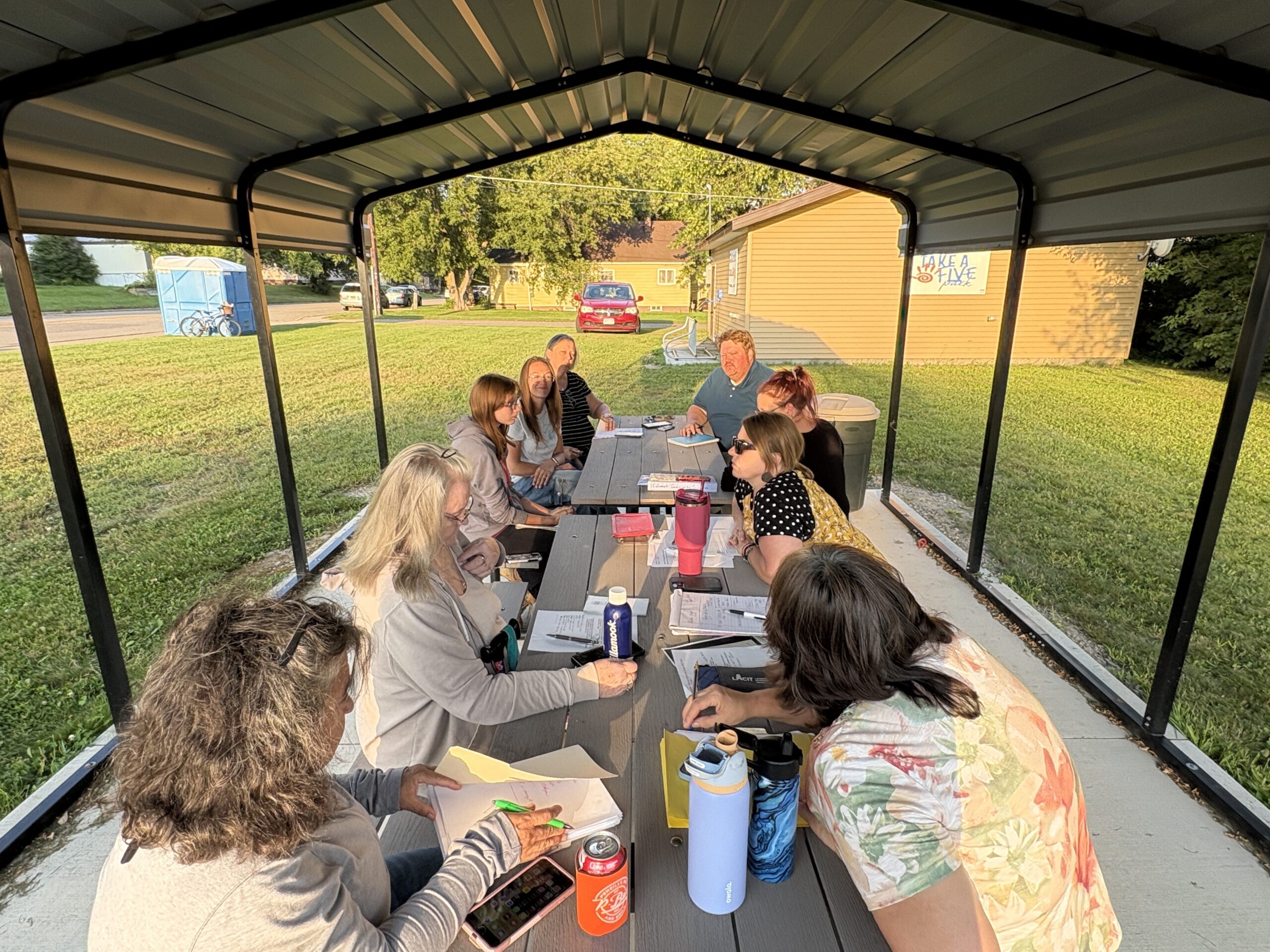 Calumet Community Garden meeting