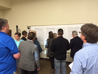 Chisago County community leaders gather to identify their broadband priorities. 