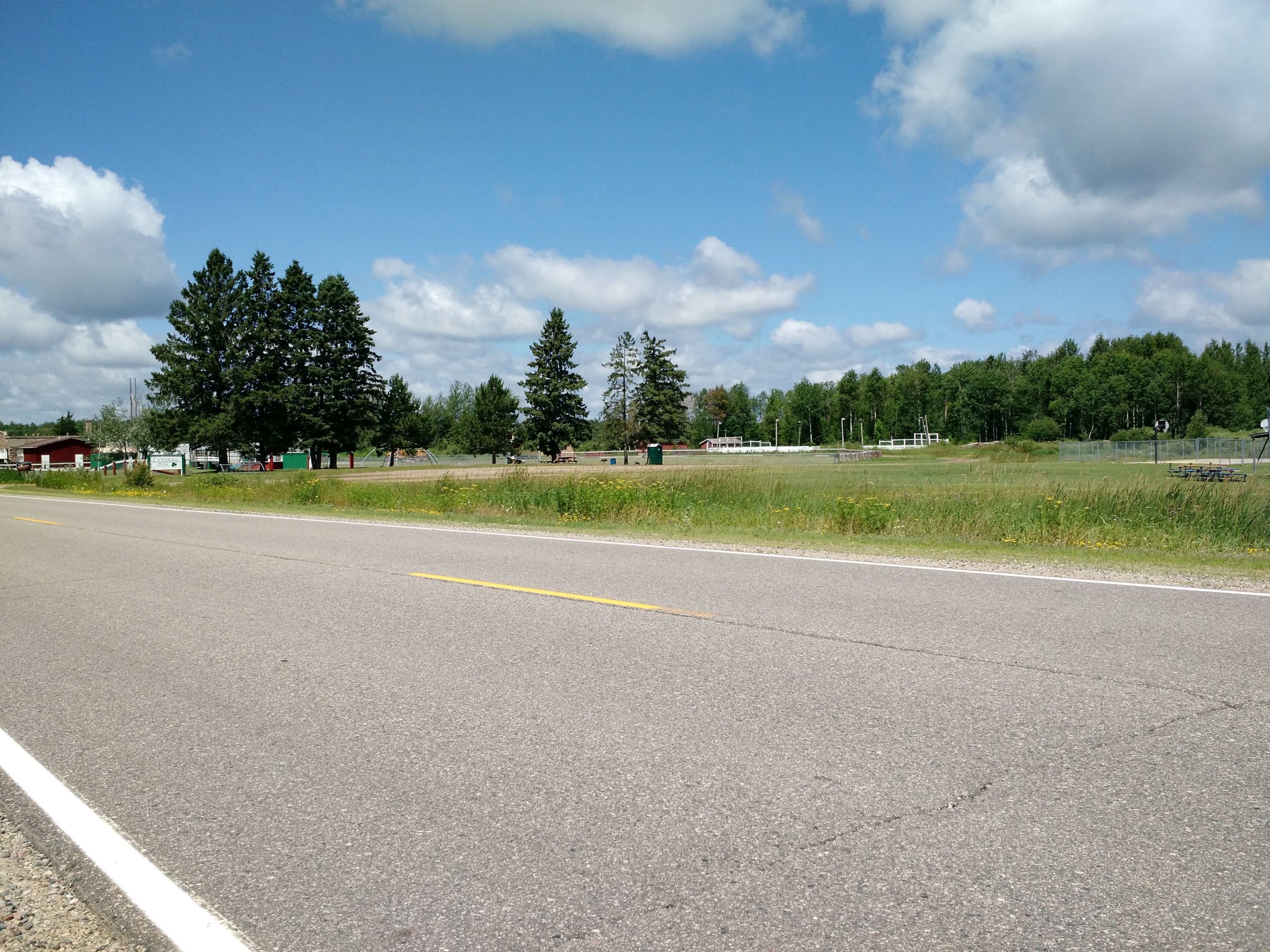 Cloverdale Park, the future setting for Cloverdale Town Hall, boasts baseball fields, playground equipment and wide open space for the community to enjoy. 