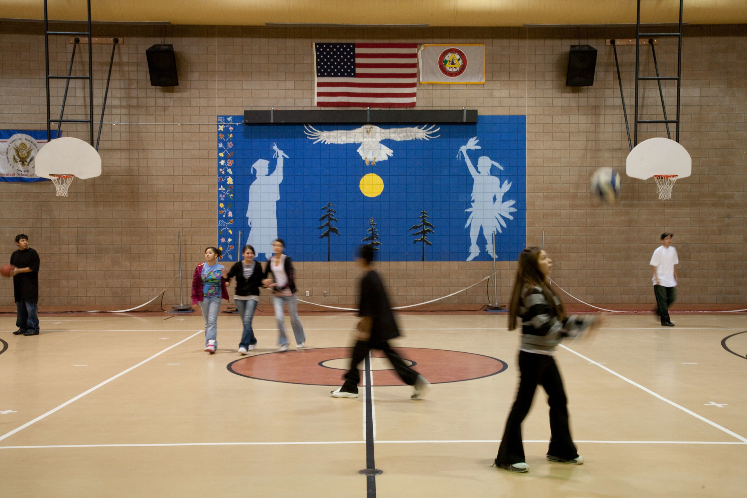 Deer River School gym