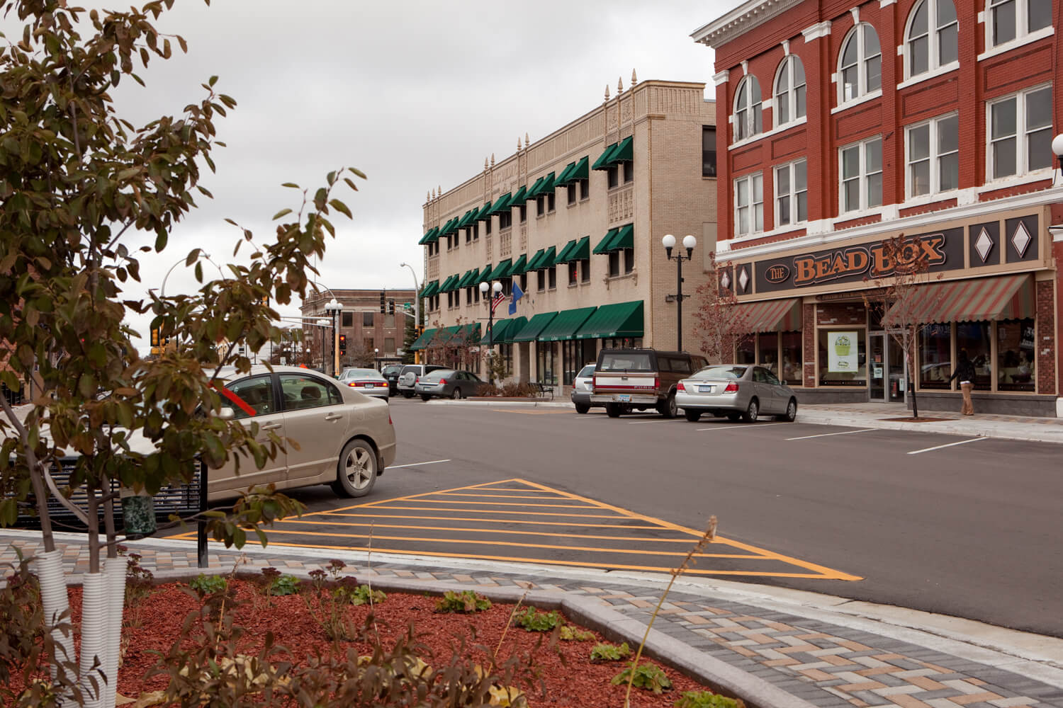 Brainerd street view in Central Minnesota