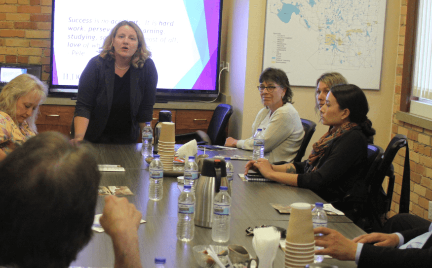 PowerPoint presentation by Tamara Lowney of IEDC to Blandin Foundation trustees