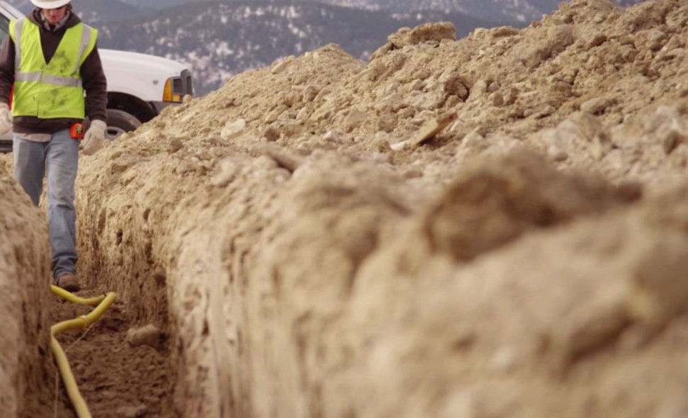 Xcel cable in ground