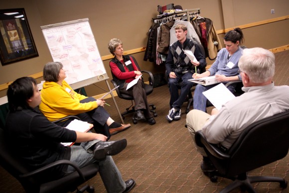 Cohorts reflect community demographics: age, gender, ethnicity and community sector such as business, nonprofit, education, etc.